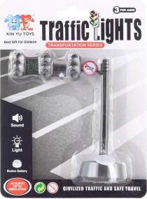 Sygnalizator świetlny na baterie dla dzieci