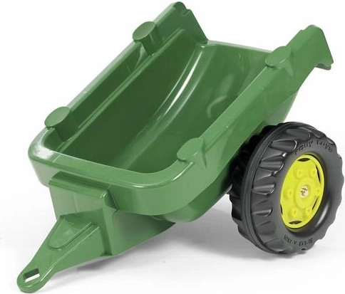 Rolly toys Przyczepka do traktora jednoosiowa ciemnozielona