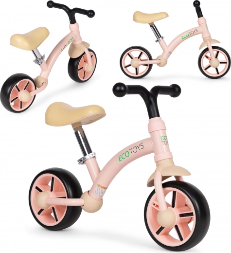 Dziecięcy jeździk ECO TOYS różowy