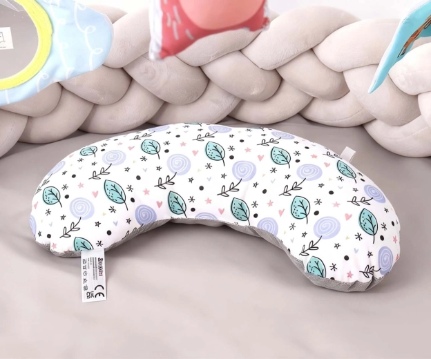 Wsparcie tummy time z miękką poduszką