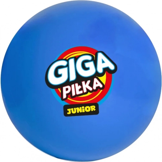 Gigapiłka Junior niebieska, dmuchana piłka dla dzieci