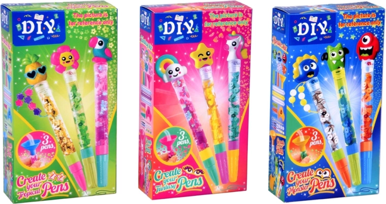 Stwórz 3 niepowtarzalne długopisy