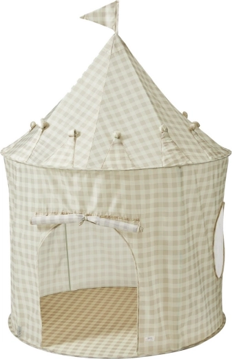 3 Sprouts namiot dziecięcy recycled gingham beige