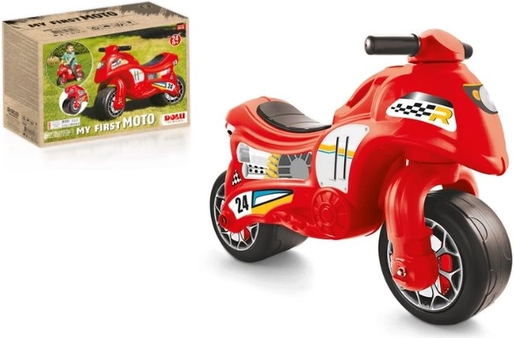 DOLU mój pierwszy jeździk motorek czerwony