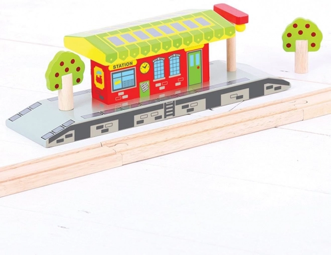 Bigjigs Rail wiejska stacja kolejowa