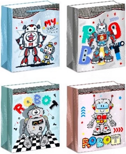 Papierowa torebka prezentowa rozmiar L – mix wzorów