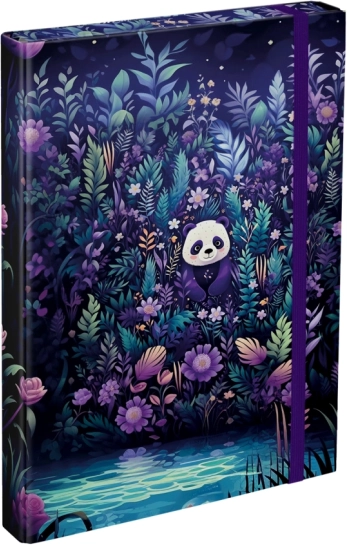 Teczki na zeszyty szkolne A4 BAAGL Jungle Panda