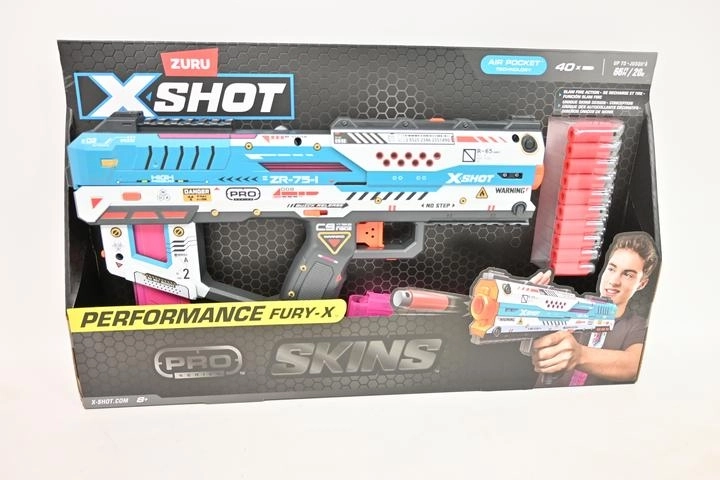 Zuru X-shot Skins Fury X do strzelania krótkimi strzałkami Pro