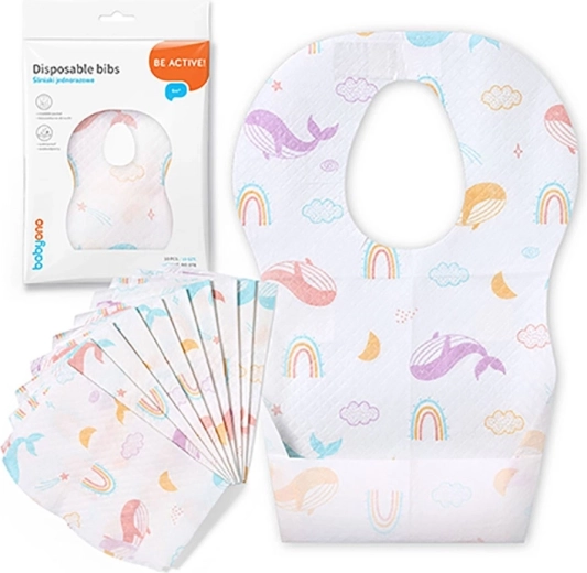 Jednorazowe śliniaki dla dzieci BABYONO, 10 szt.