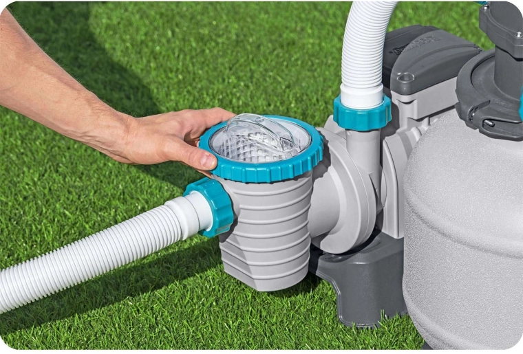 Przezroczysty kosz wstępnego filtra do szybkiej kontroli