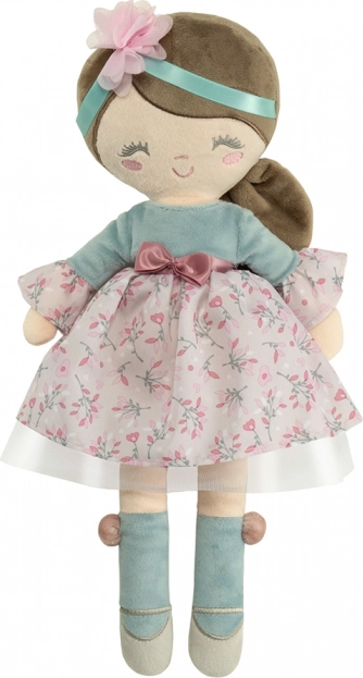 DeCuevas 20045 Pluszowa lalka PROVENZA - 36 cm z kołyską
