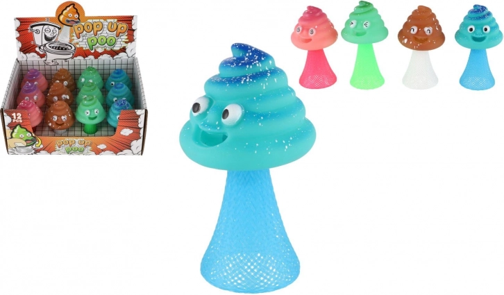 Wyskakujące plastikowe kupko hip hop 9 cm – zabawna fidget zabawka