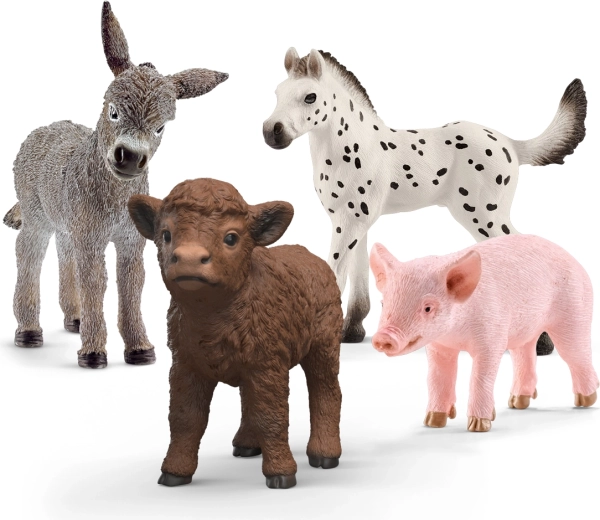 Schleich Farm World młode zwierzęta na farmie – zestaw figurek