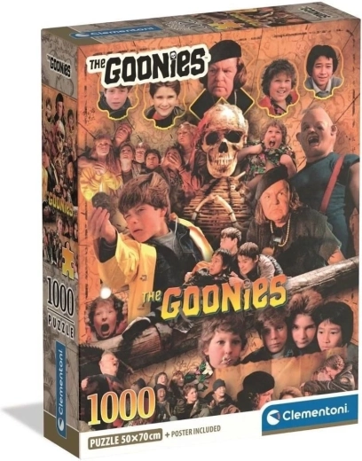 Puzzle CLEMENTONI Kultowe filmy: Goonies 1000 elementów