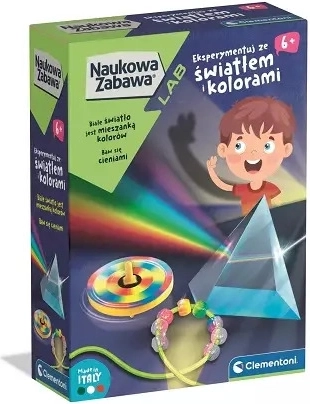 Clementoni światło i kolory – edukacyjny zestaw eksperymentalny dla dzieci