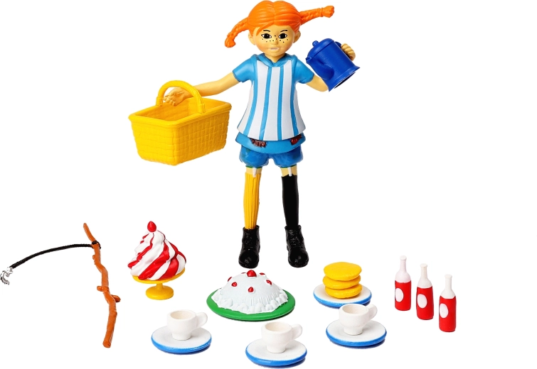 Pippi Langstrumpf – figurka z akcesoriami – herbatka
