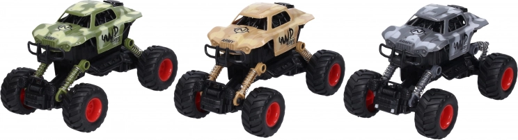 Terenowe auto na naciąg 15 cm z zawieszeniem