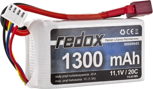 Bateria Redox LiPo 11,1 V 1300 mAh 20C