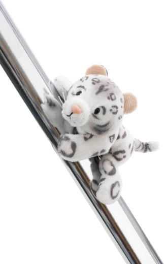 Magnetyczny pluszowy kot śnieżny lampart NICI GREEN Eleni Snowbell 12 cm