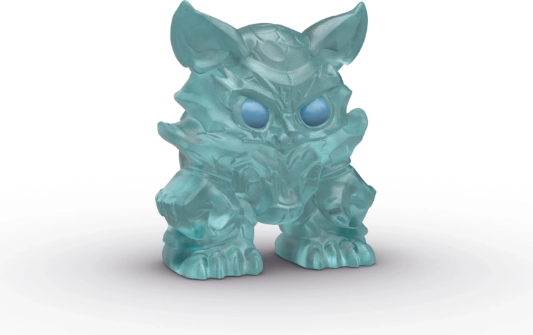 Przezroczysta minifigurka gotowa do akcji