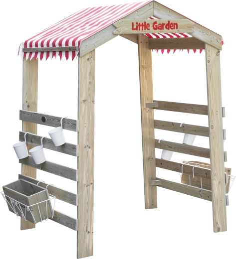 Drewniana ogrodowa pergola z doniczkami CLASSIC WORLD