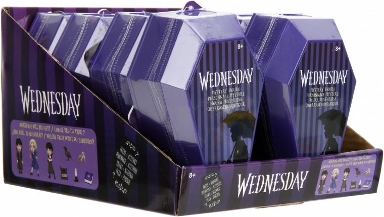 Figurka Wednesday Deluxe blindpack 2,5" – metalowa mini figurka w saszetce