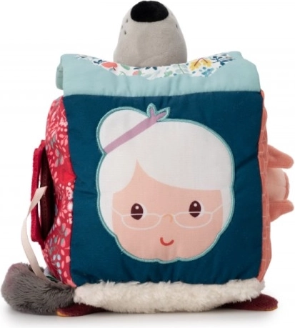 Tekstylna kostka z aktywnościami Lilliputiens – wilk Ludwik