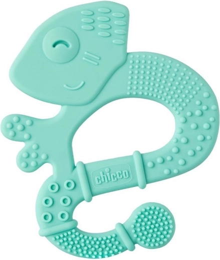 Chicco silikonowy gryzak Super Soft kameleon niebieski 2m+
