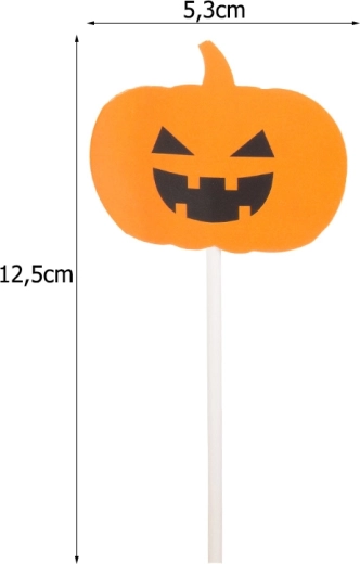 Wyrazista dynia halloweenowa