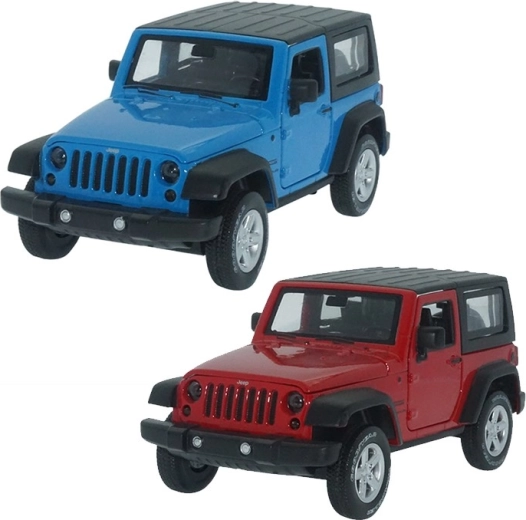 Metalowy model Jeep Wrangler ze światłem i dźwiękiem 1:32