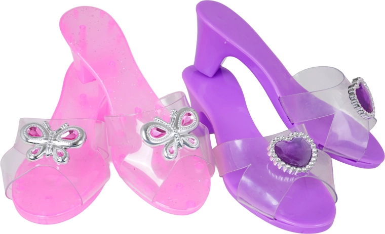 Buty na obcasie w dwóch kolorach