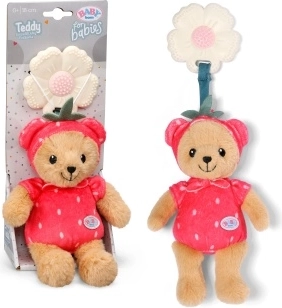 BABY born for babies Miś Teddy truskawka, 18 cm