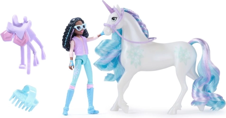 Figurka Layla z Unicorn Academy z jednorożcem Glacier i akcesorium