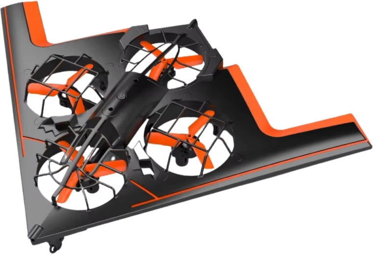 Bezpieczna konstrukcja z osłonami śmigieł