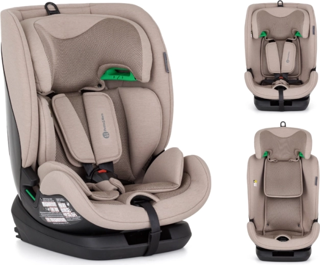 Petite&Mars fotelik samochodowy Prime Pro i-Size tan brown air 76–150 cm (9–36 kg)