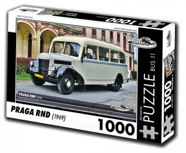 Puzzle Retroauta Autobus Praga RND 1000 kawałków