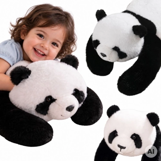 WOOPIE Obciążeniowa sensoryczna pluszowa panda 1 kg