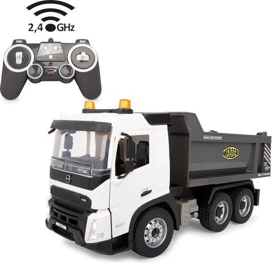 Zdalnie sterowana wywrotka Volvo FMX Meiller 1:20