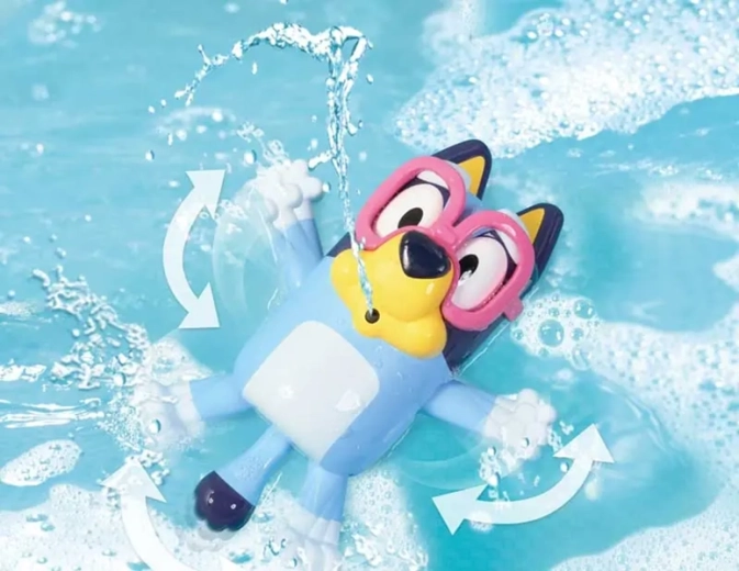 Zabawa w wannie dzięki motywowi Bluey