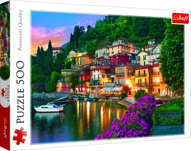 Puzzle 500 elementów Jezioro Como Włochy