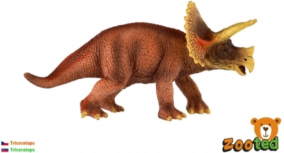 plastowa figurka triceratopsa 20 cm