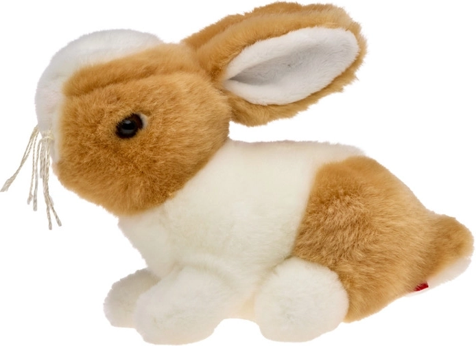 Pluszowy króliczek brązowo-biały 16 cm