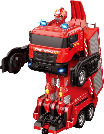 Prawdziwa akcja strażacka z działkiem wodnym