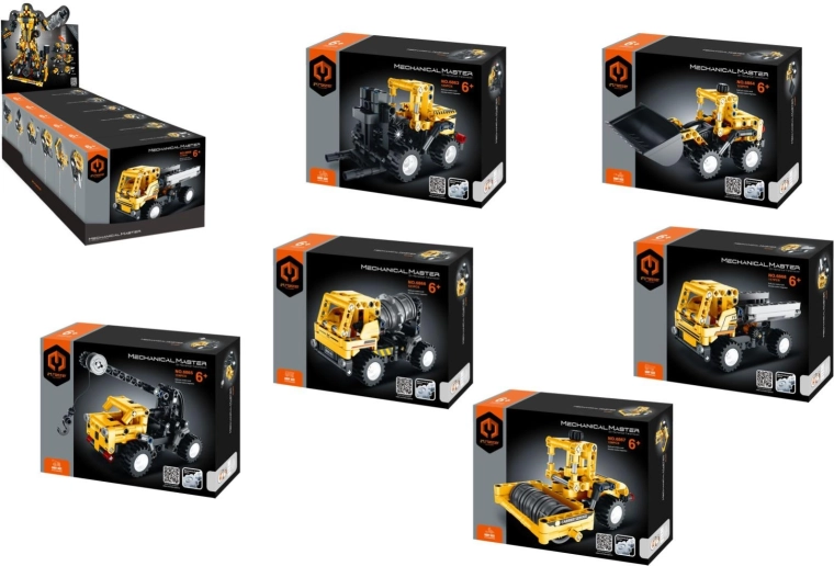 Klocki iM.Master – maszyny budowlane 6 w 1 dla dzieci od 6 lat