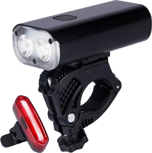 maltrack lampka rowerowa exonum 5000 2w1 przednia + tylna