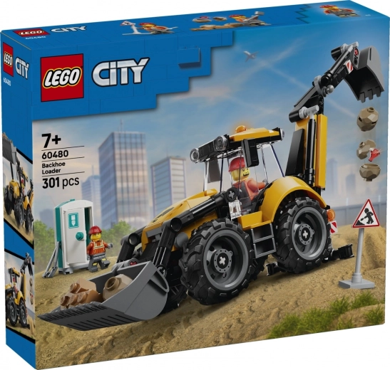 LEGO City Żółta koparko-ładowarka
