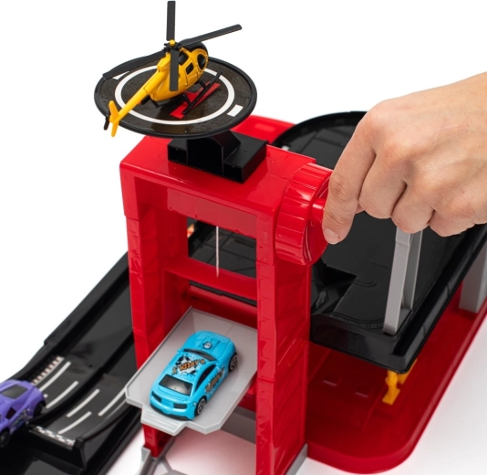 Funkcyjna winda dla aut i akcji