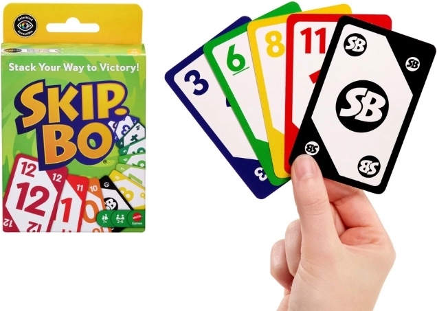 Mattel Skip-Bo karciana gra towarzyska