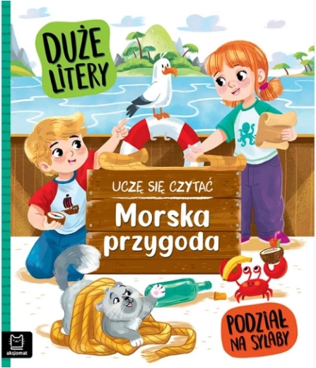 Uczę się czytać – Wielkie litery i dzielenie na sylaby: Morskie przygody
