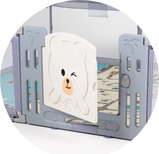 Bezpieczne drzwiczka z blokadą